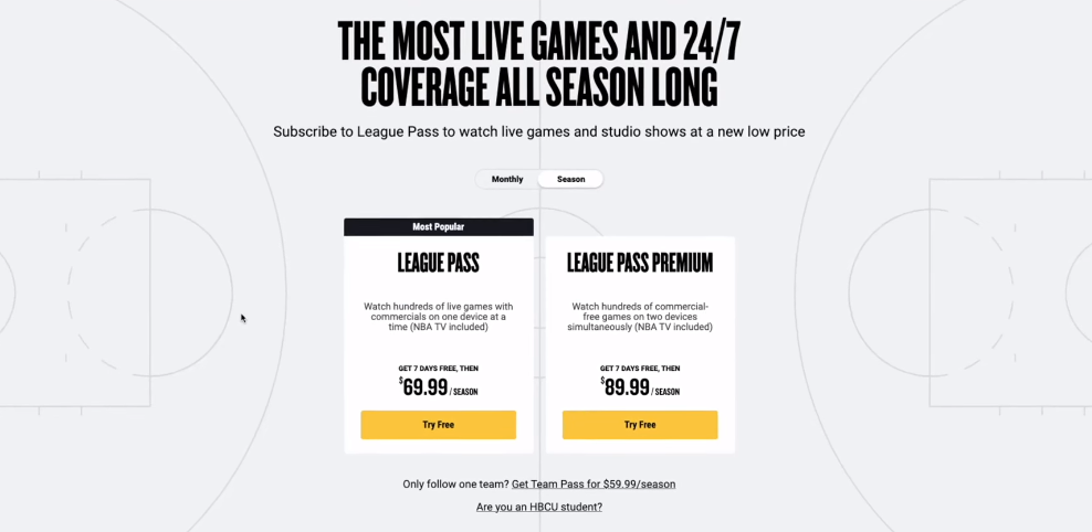 How Much Does YouTube TV Cost with an NBA Pass?