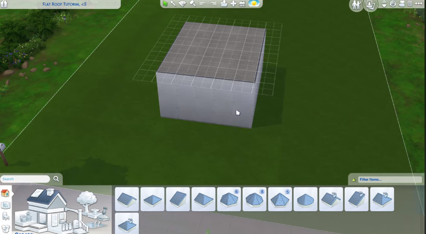 Why Doesn't My House Have A Roof, Sims 4?
